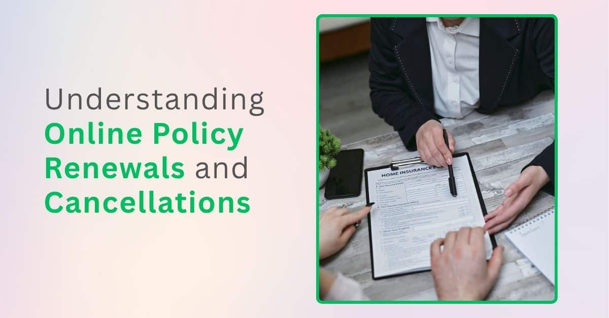 Understanding Online Policy Renewals and Cancellations